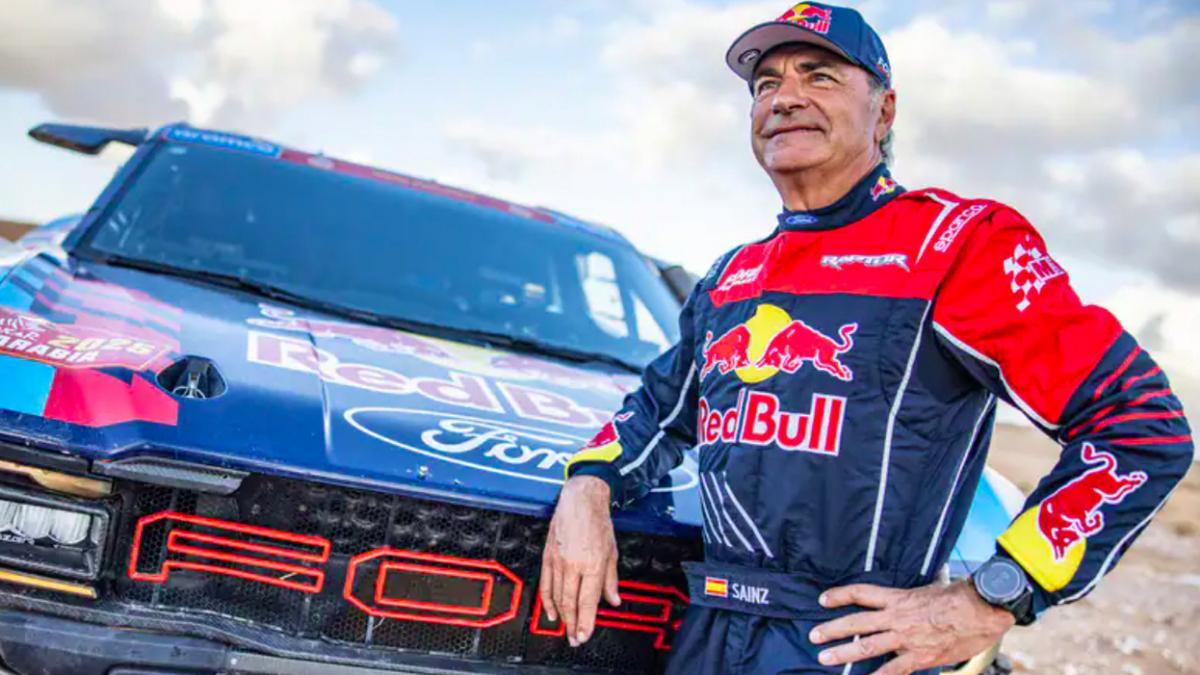 Carlos Sainz prepara su nuevo desafío en el Dakar con Ford