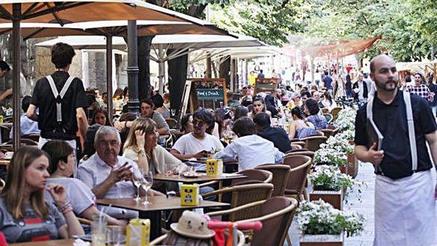 Restaurants plens en el Temps de Flors de l&#039;edició anterior.