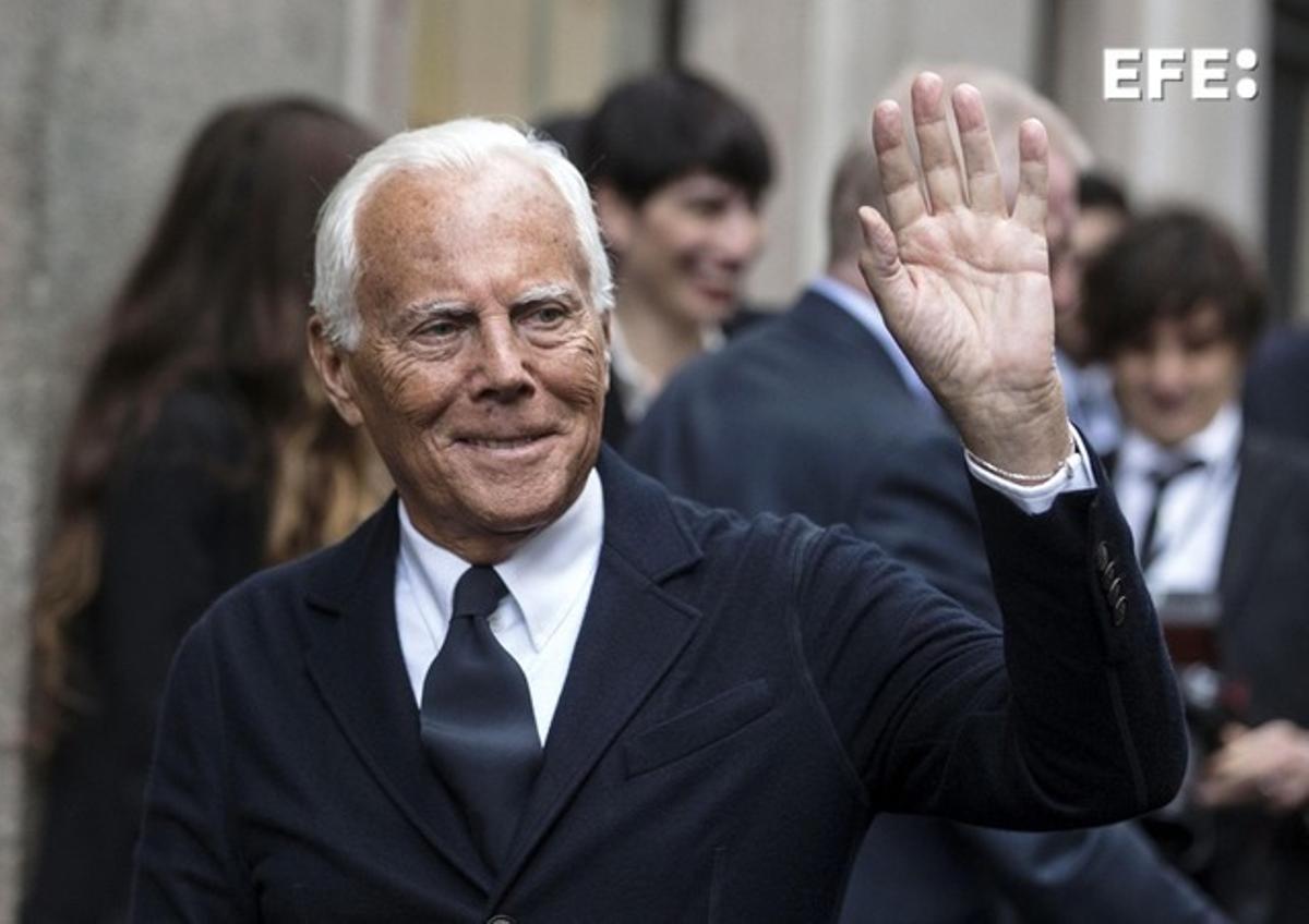 El diseñador Giorgio Armani, el 'rey' de la moda italiana, muere a los 91 años
