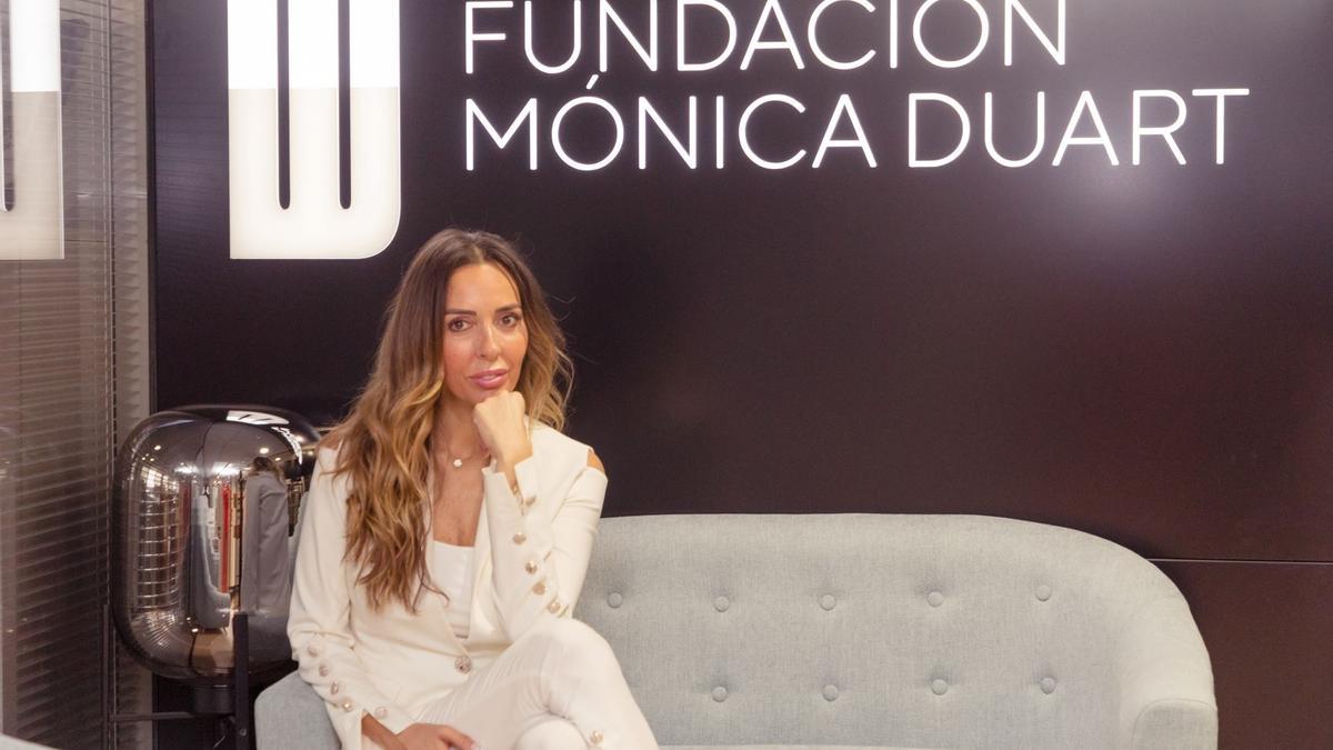 Mónica Duart en la sede operativa de la nueva fundación social que lidera. ED