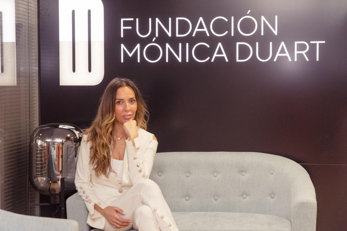 Mónica Duart en la sede operativa de la nueva fundación social que lidera. ED