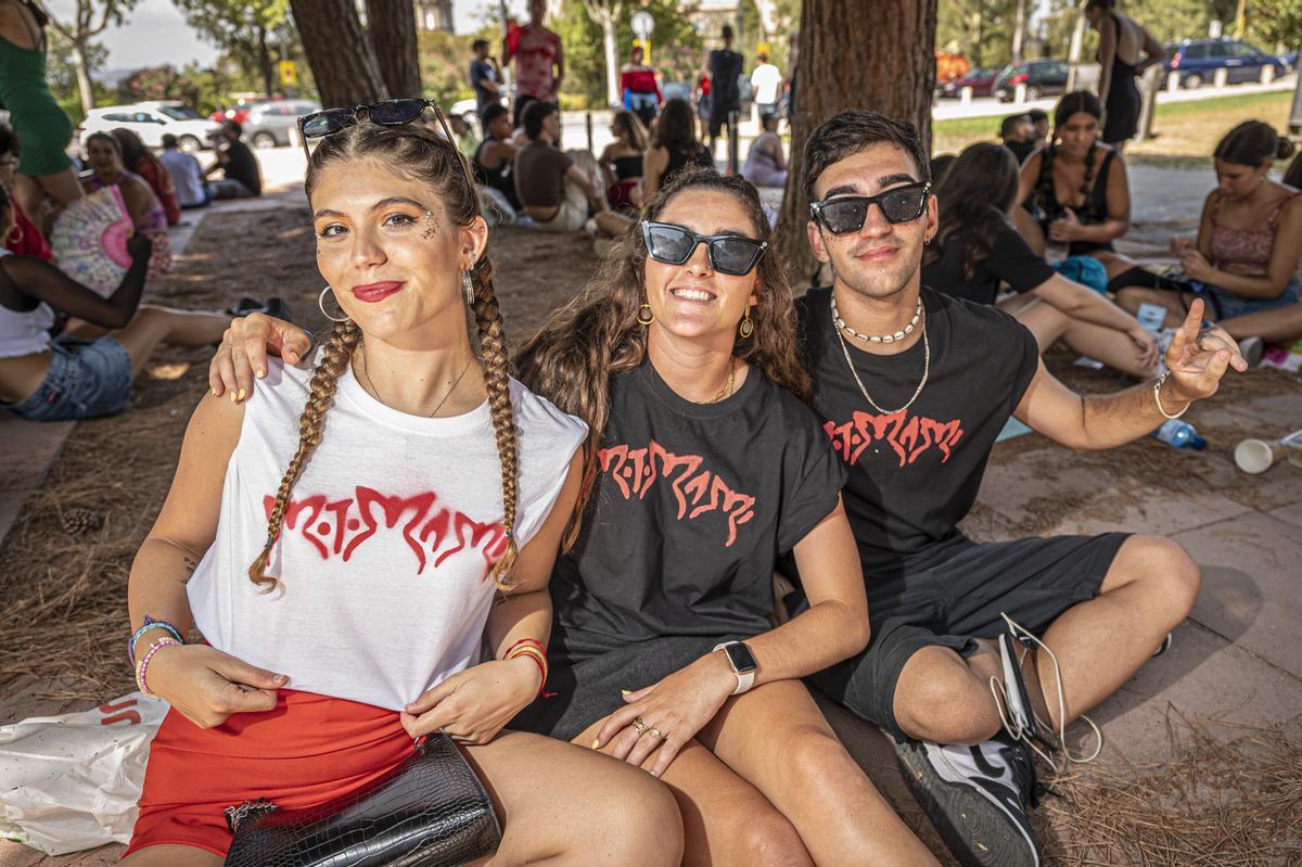 Ambiente antes del concierto de Rosalía