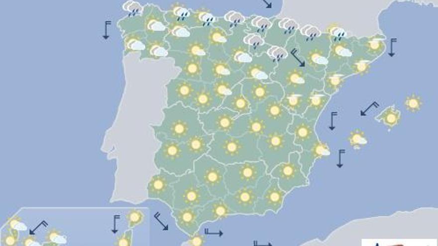 Bajan las temperaturas en Canarias