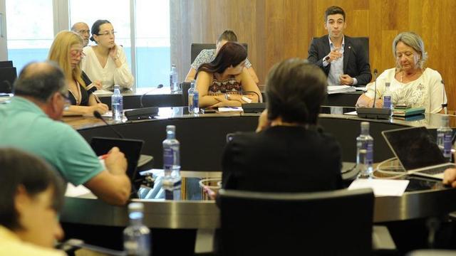 Souto se dirige a la bancada socialista en un pleno.  | BERNABÉ/JAVIER LALÍN