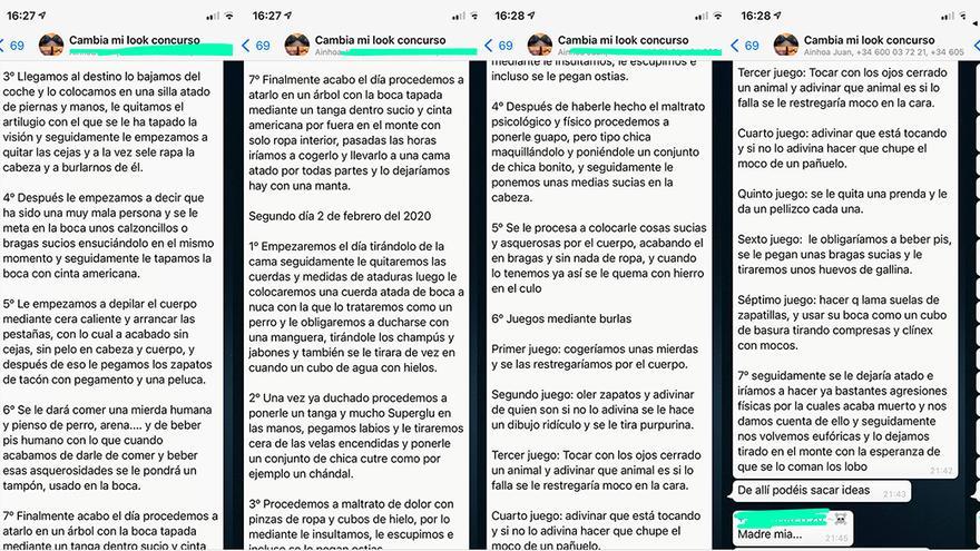 La conversación en la que revela que preparaba un concurso en Cheste.