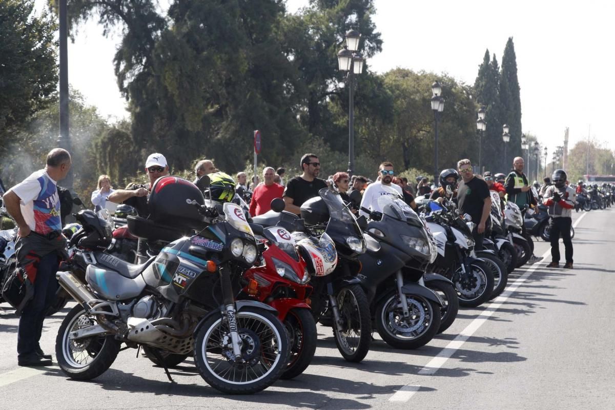 Concentración motera en Córdoba contra los guardarraíles sin protección