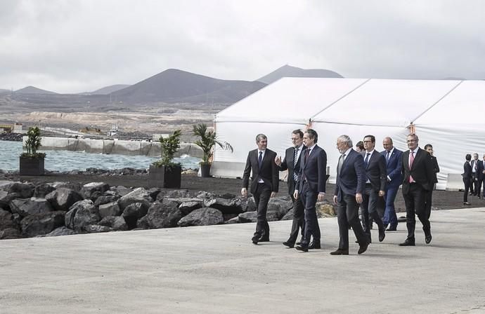 inauguración del puerto de granadilla por el ...