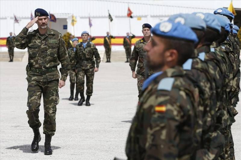 FOTOGALERÍA / Visita del Rey a la base de la Brigada de Cerro Muriano en Líbano