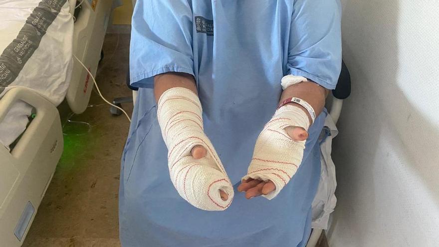 La mujer apuñalada en Carcaixent: "Pensé que iba a morir, pero me acordé de mi hija y saqué fuerzas para quitarle el cuchillo"