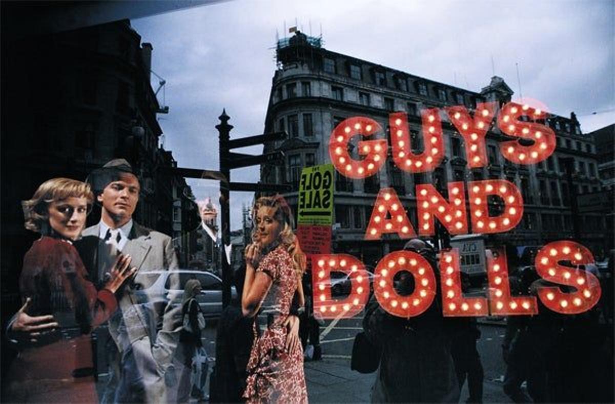 Cartel publicitario del musical &quot;Guy and
Dolls&quot;, protagonizado
por Ewan McGregor en
Regent's S