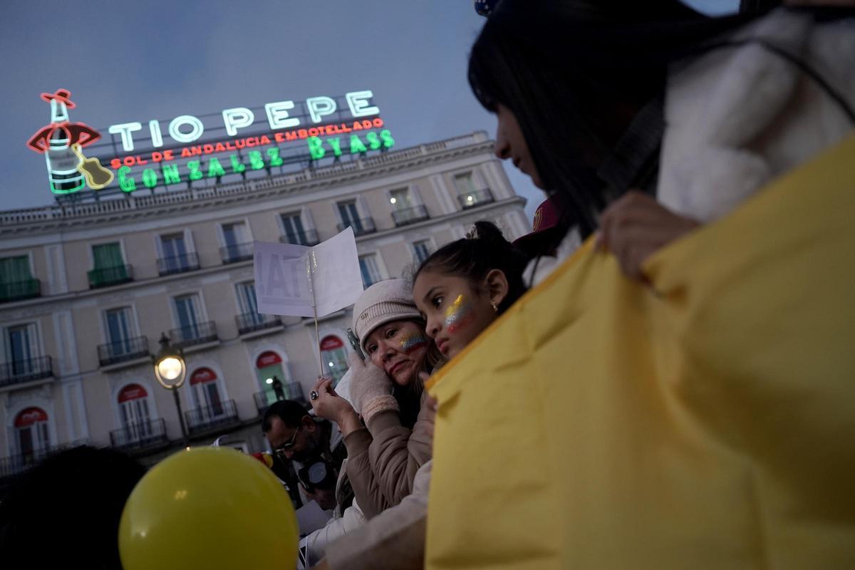 La manifestación convocada en Madrid para apoyar a Edmundo González como presidente electo de Venezuela, en imágenes