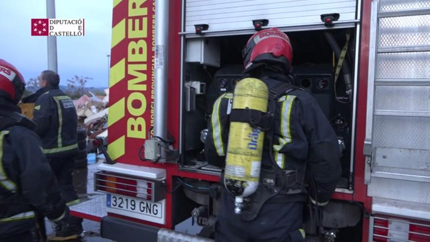 Incendio planta reciclaje Almassora