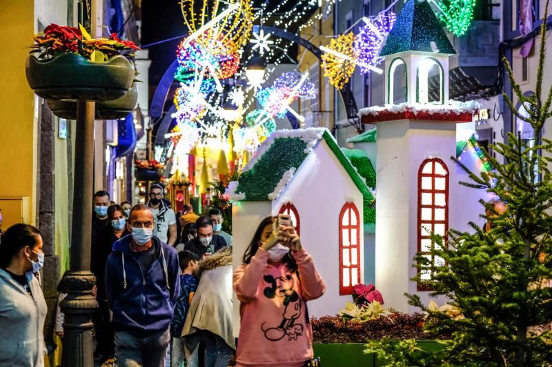 Recorrido por la iluminación en el casco de Gáldar