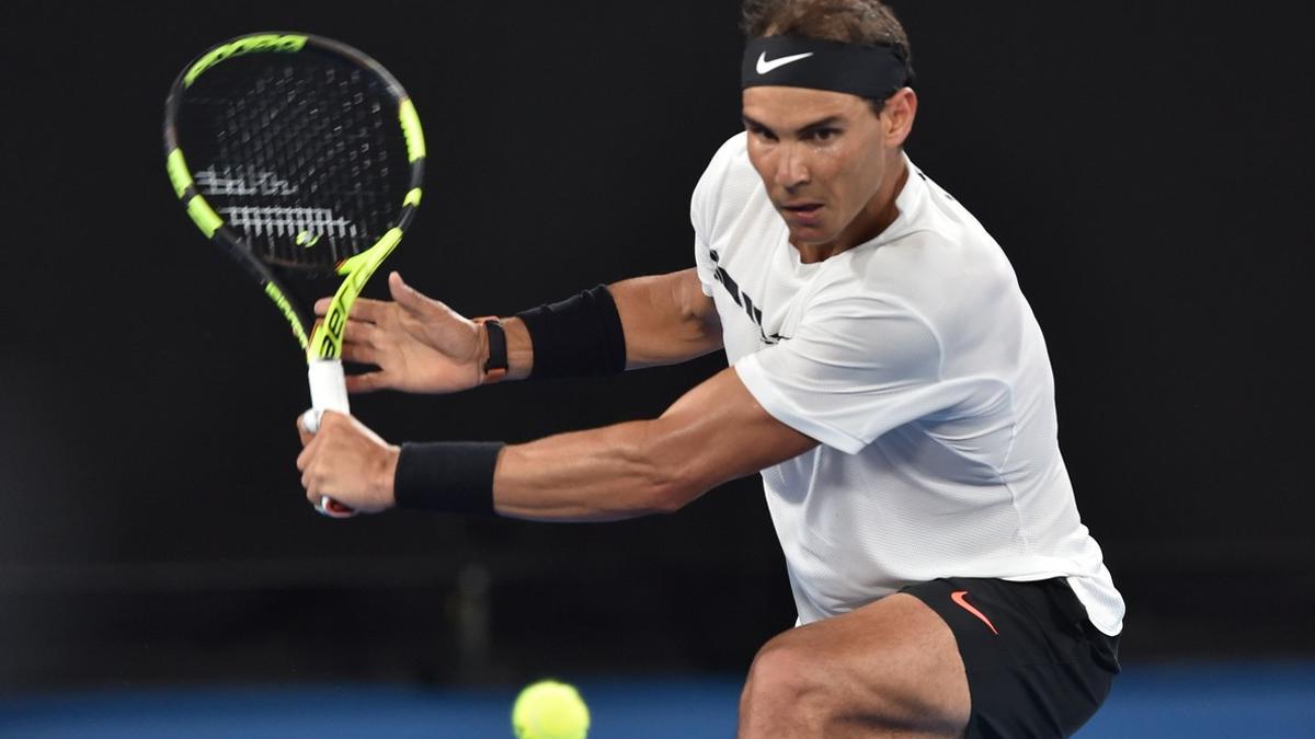 Nadal, en su debut en Australia