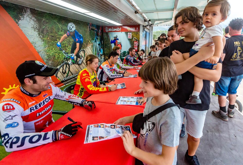 Bou se luce en el Mundial de Trial de La Nucía.