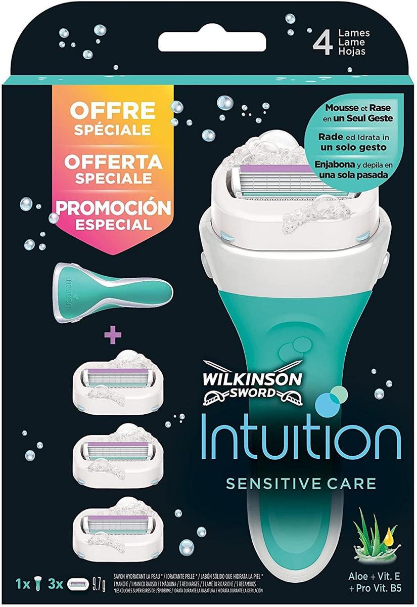 Wilkinson Sword pack intuition sensitivecare