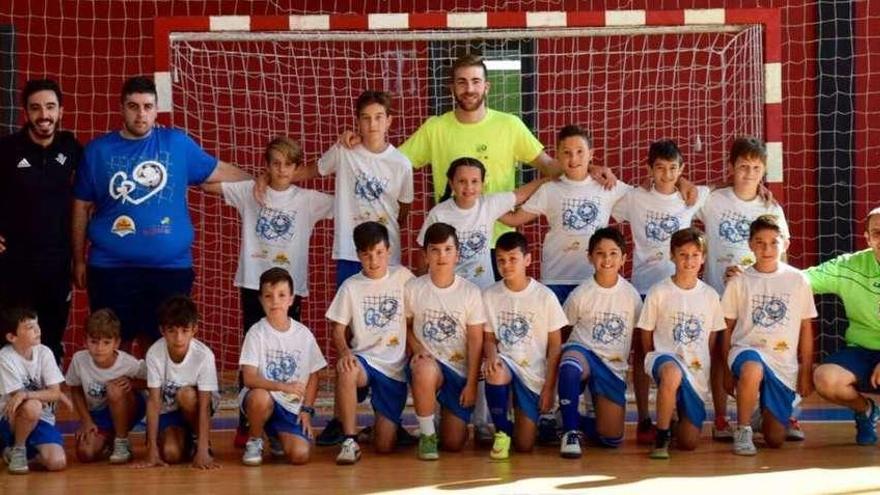 Clausura del taller de fútbol sala en Culleredo