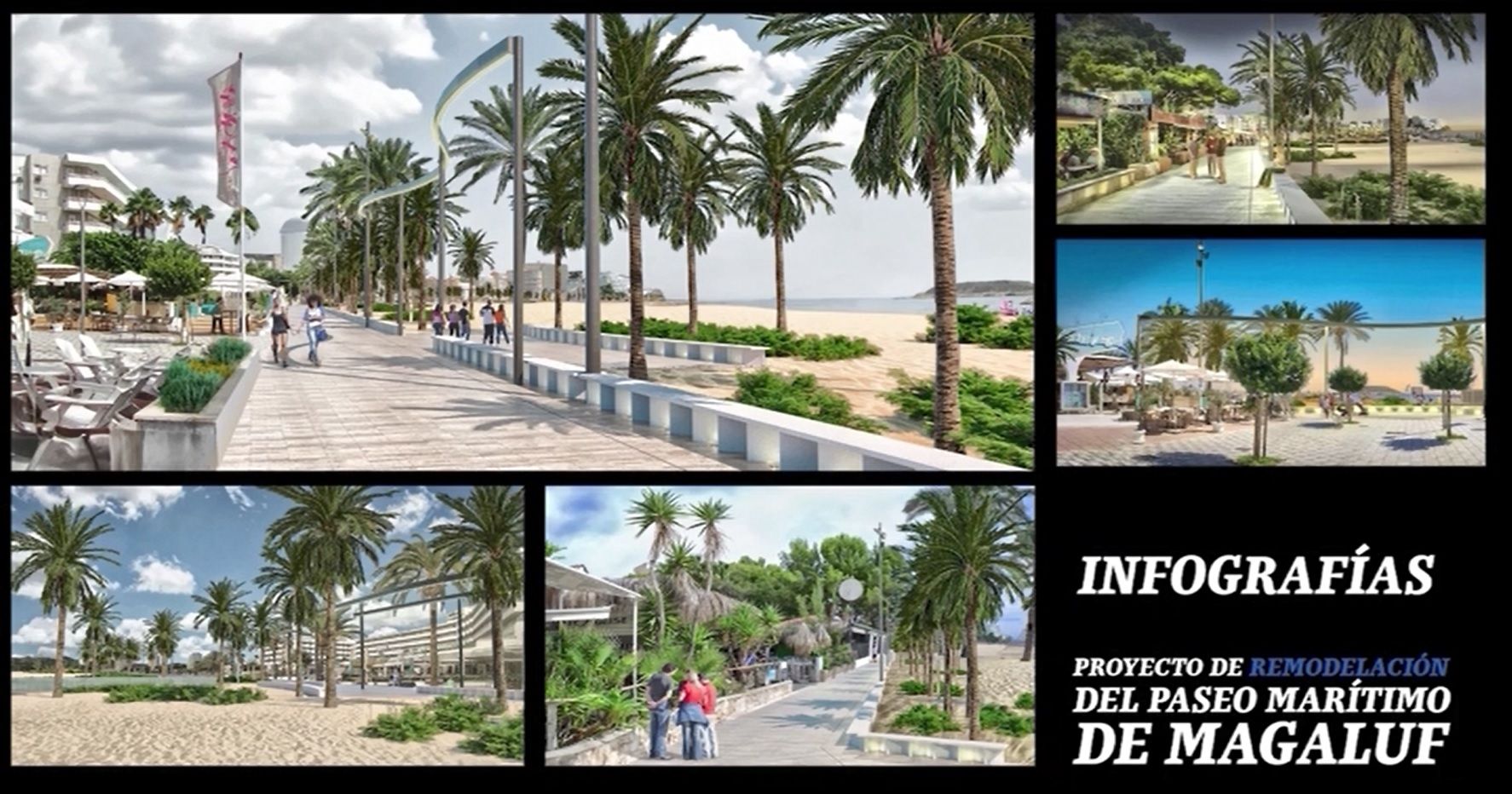 Así será el nuevo paseo marítimo de Magaluf, en imágenes