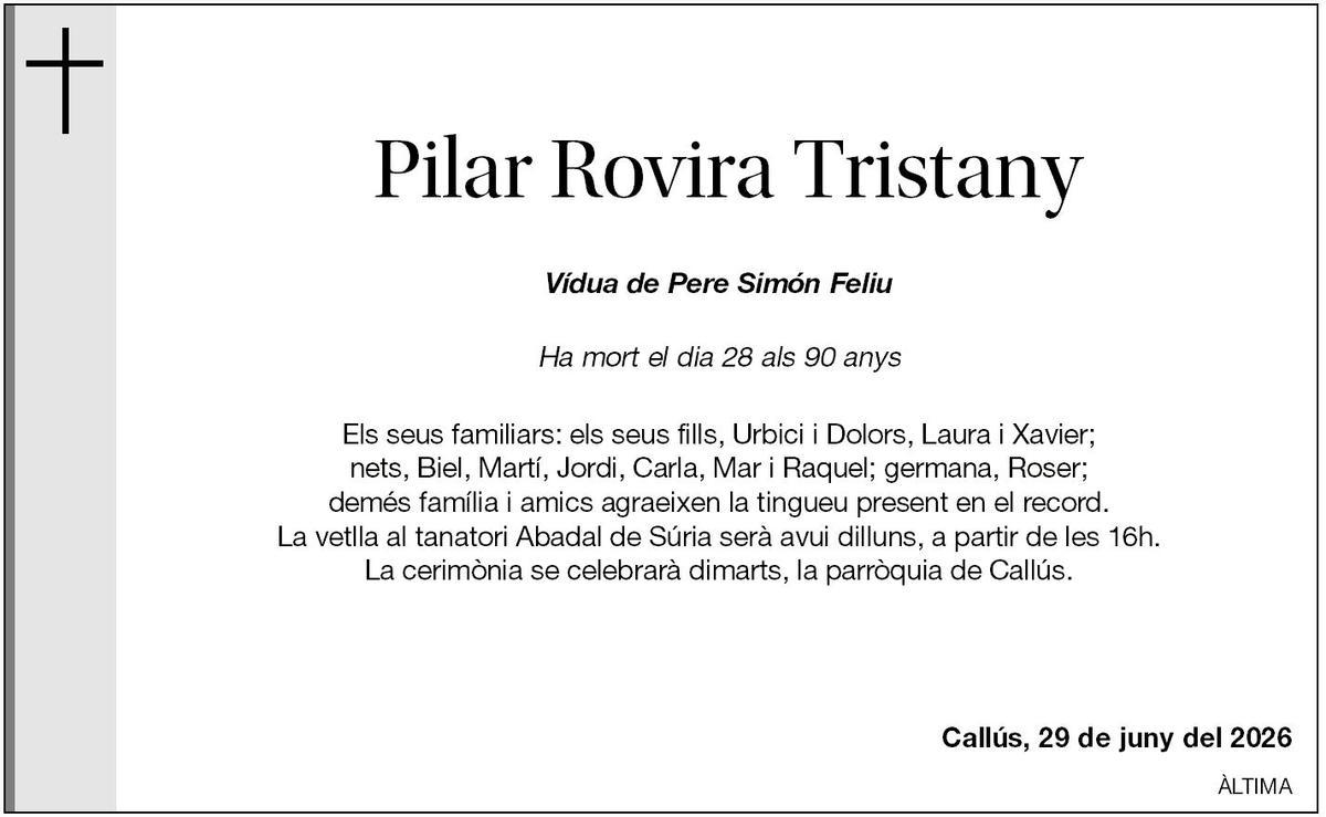 Pilar Rovira Tristany