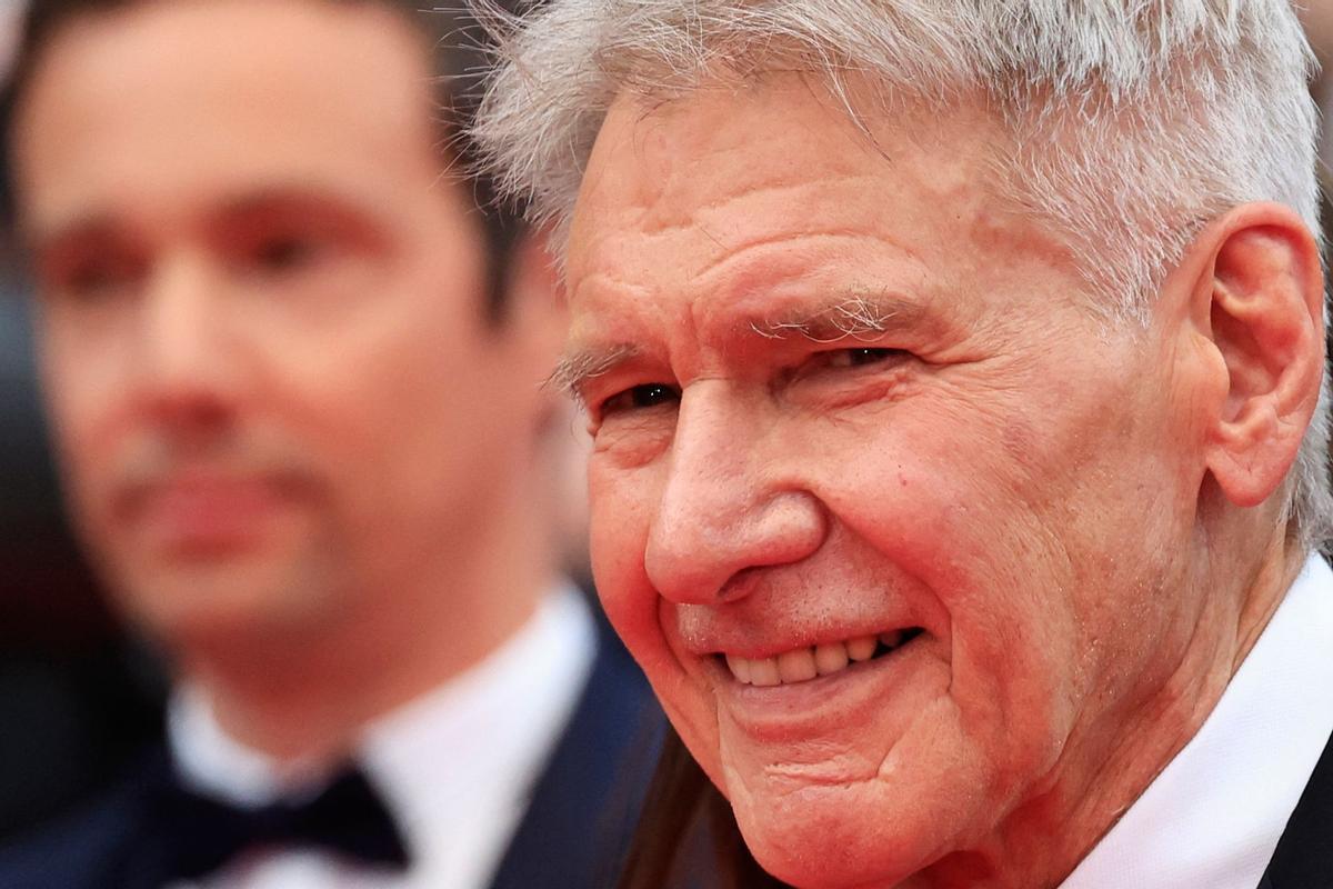 Harrison Ford presenta la quinta entrega de India Jones en Cannes