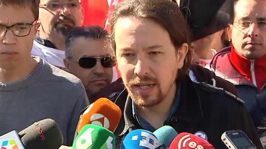 Iglesias: &quot;Es inaceptable que Ferrovial esté maltratando a su trabajadores&quot;