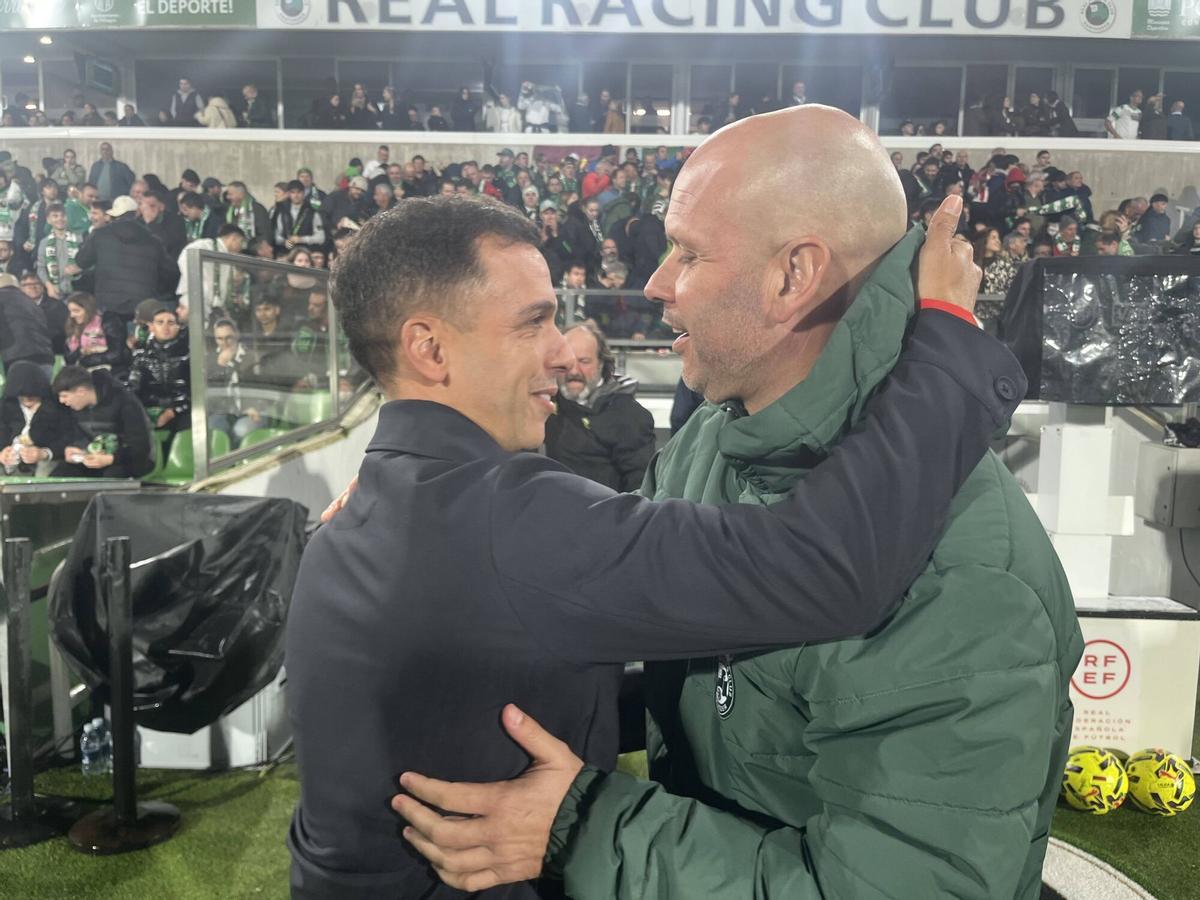 El partido entre el Racing de Santander y el Sporting, en imágenes