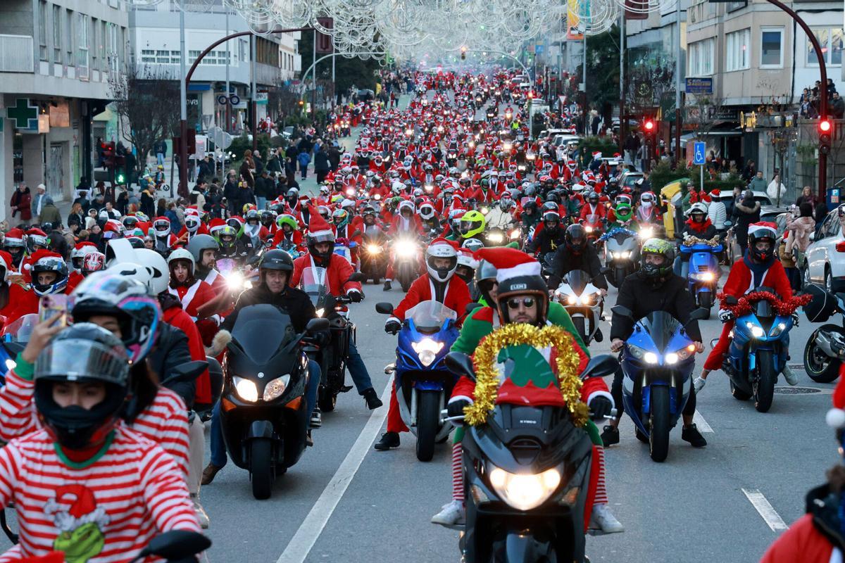 Miles de papanoeles invaden Vigo