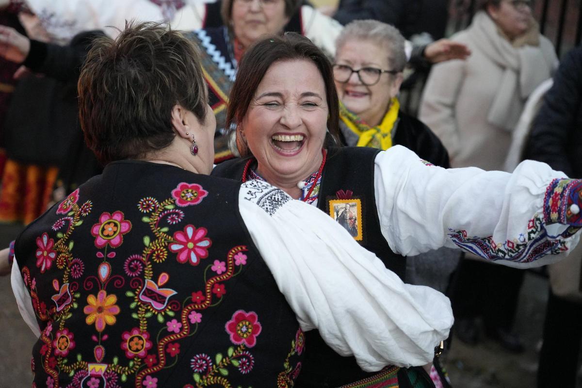 GALERÍA | Salto del piorno en Andavías contra viento y marea