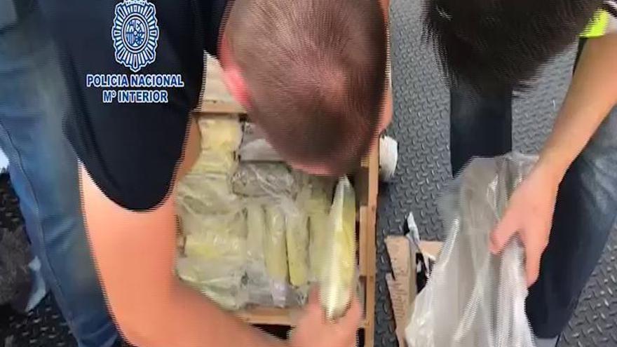 Interceptan un camión de mudanza con drogas en Marbella