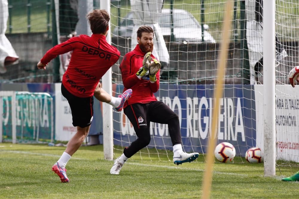 El Dépor prepara el partido contra el Cádiz