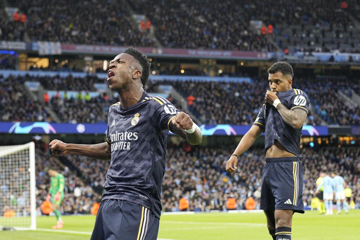 Manchester City - Real Madrid, la vuelta de cuartos de final de la Champions League, en imágenes.