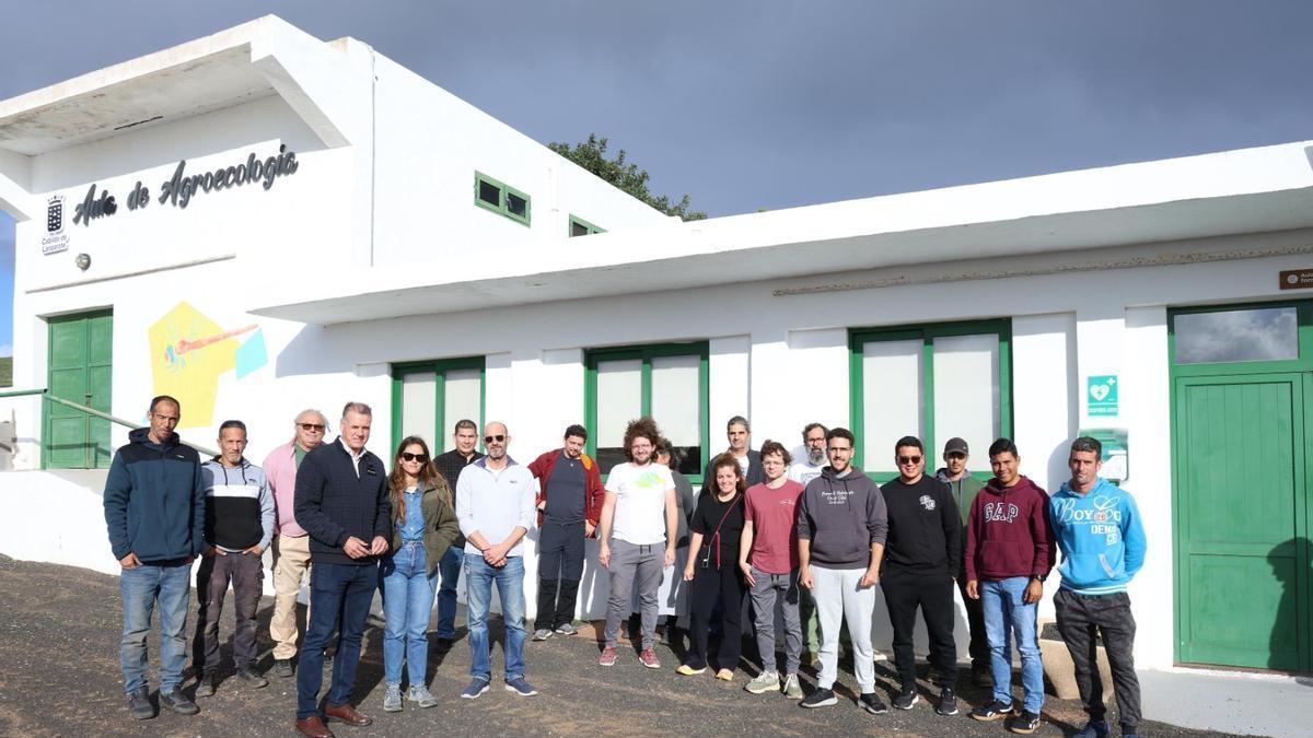 Participantes en el curso Maestría en Compostaje del Cabildo de Lanzarote