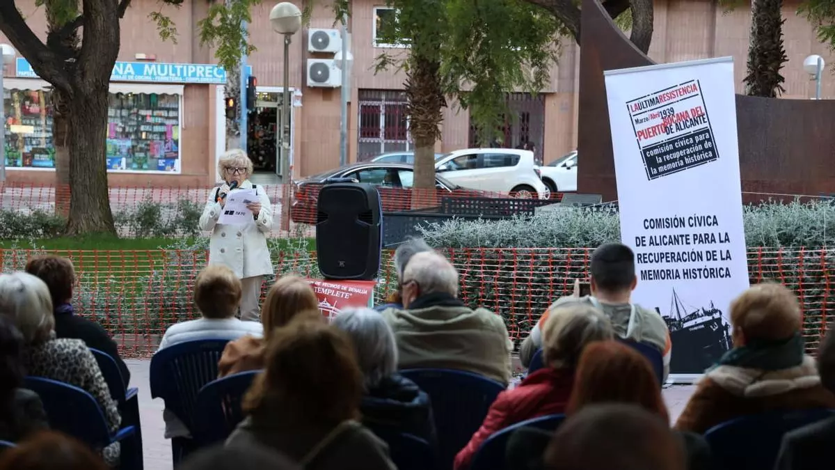 Alicante rinde homenaje a Miguel Hernández en un acto marcado por el rechazo a la guerra