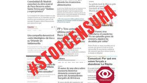 El ’hashtag’ #StopCensura se ha vuelto tendencia en cuestión de minutos.