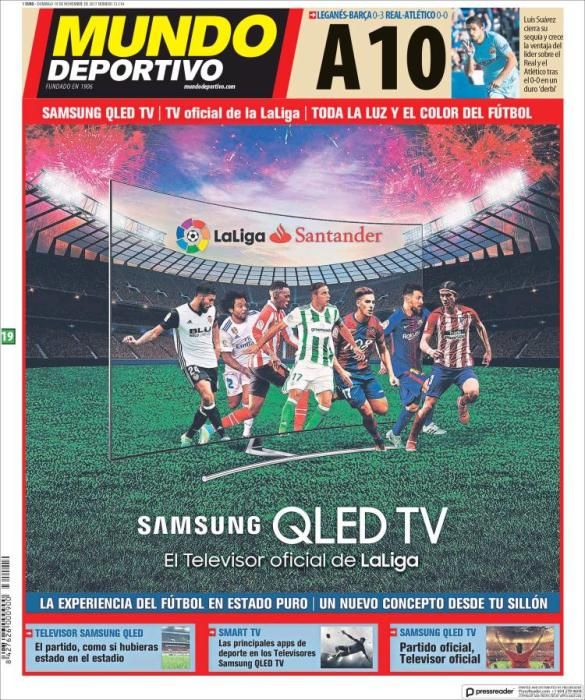 Portadas del domingo 19 de noviembre