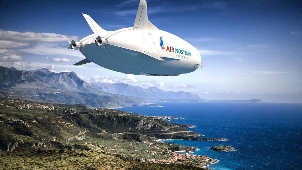 Der Zeppelin, den Air Nostrum einsetzen will.