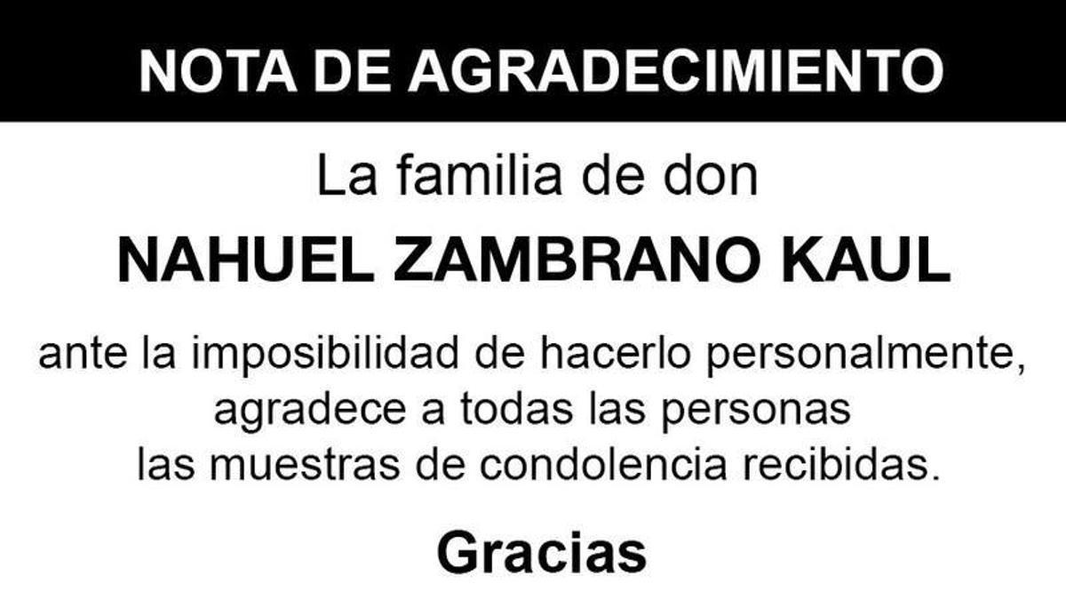 Nota Nahuel Zambrano Kaul