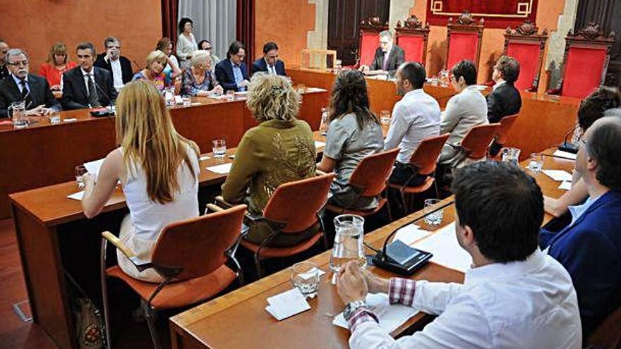 Ple de constitució de l&#039;Ajuntament de Manresa en la darrera legislatura