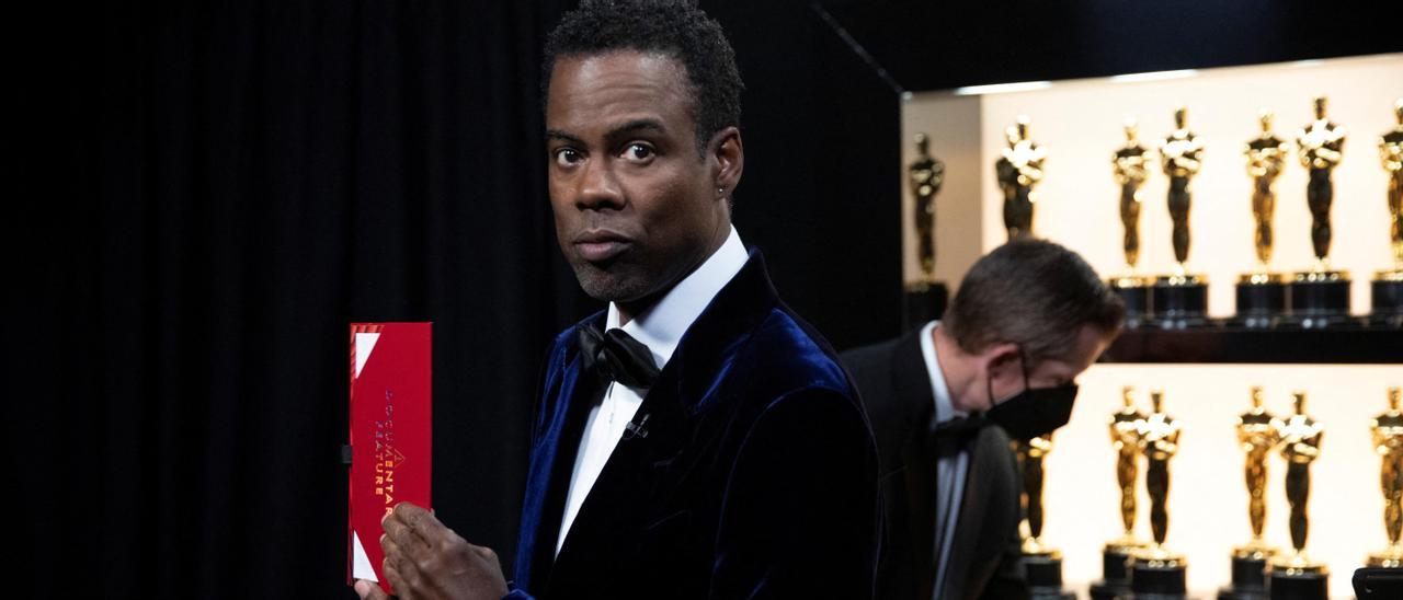 Chris Rock, antes de la gala.