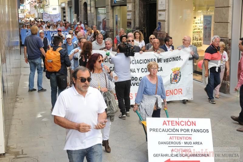 Los lodos del Mar Menor llegan a Murcia