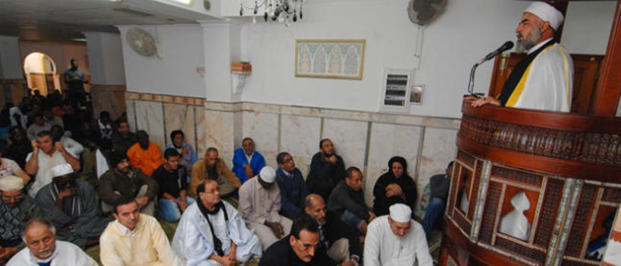 Mohamed Saleh, en la mezquita de Las Palmas de Gran Canaria