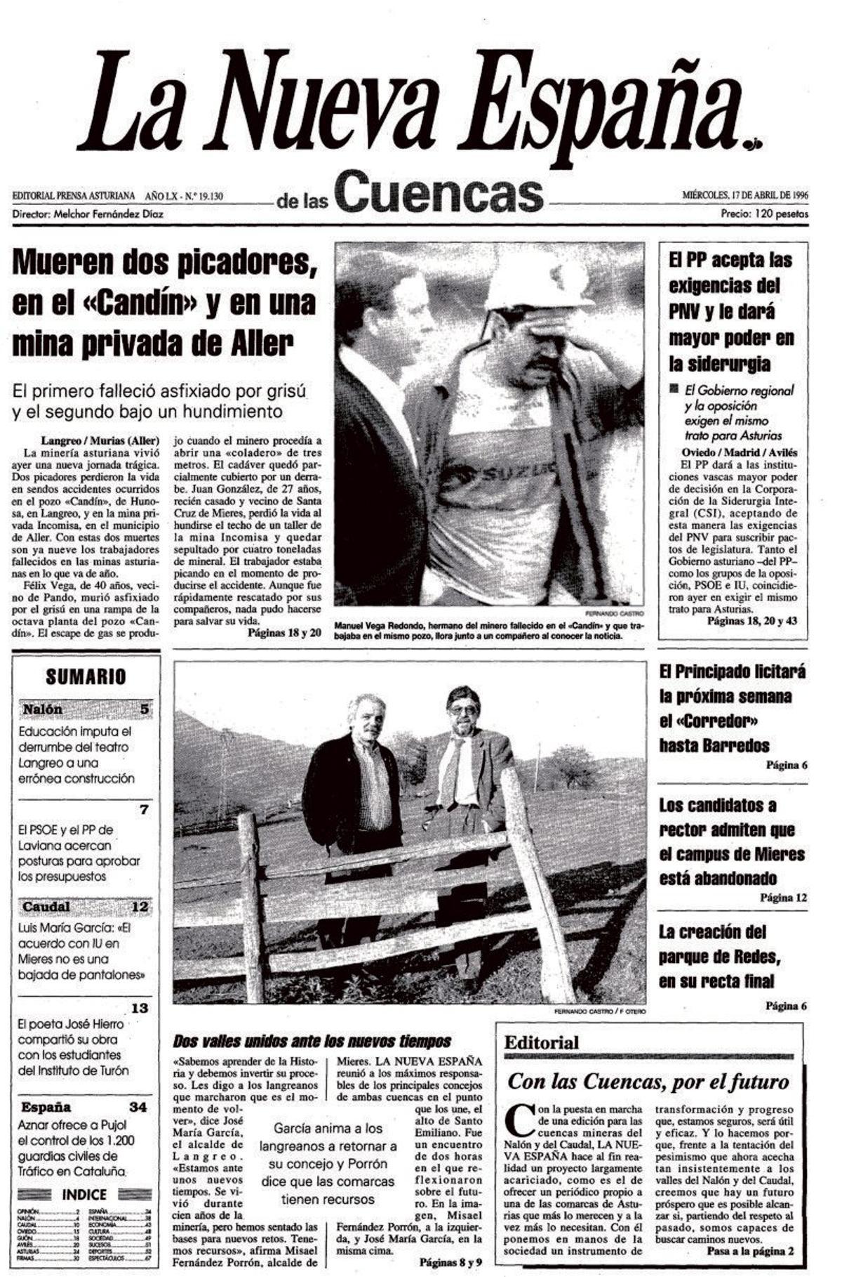 Un día de abril de 1996 en el universo de Bernardo Bédavo