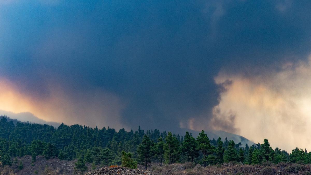 Una imagen del volcán de La Palma.