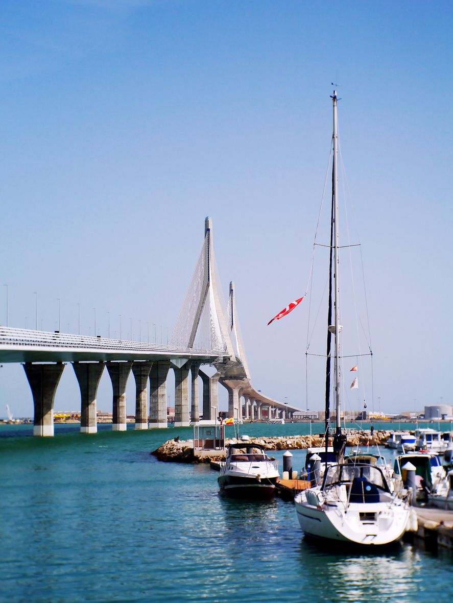 Puente de la Constitución, en Cádiz.