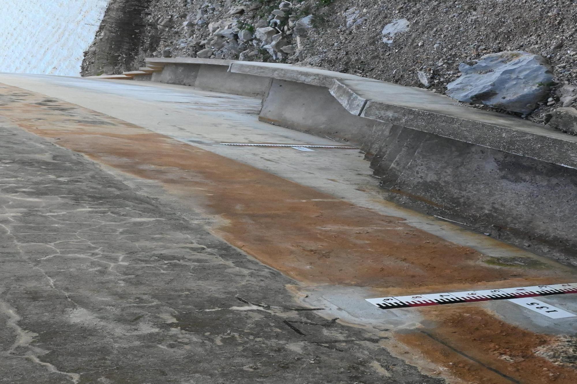 Preocupante estado del embalse de María Cristina