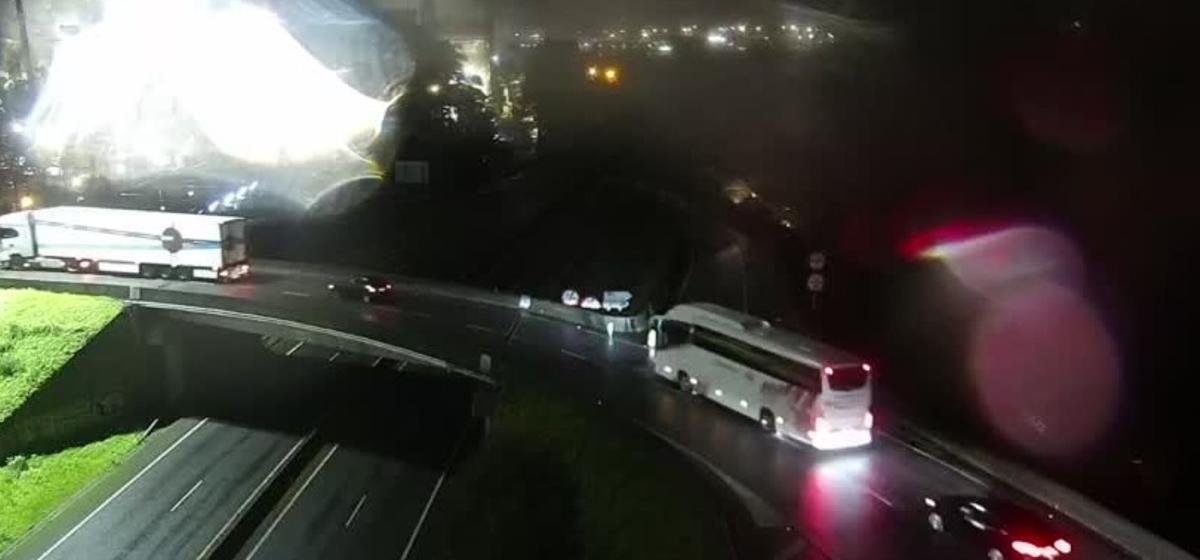 Desvío en el nudo de Mollavao