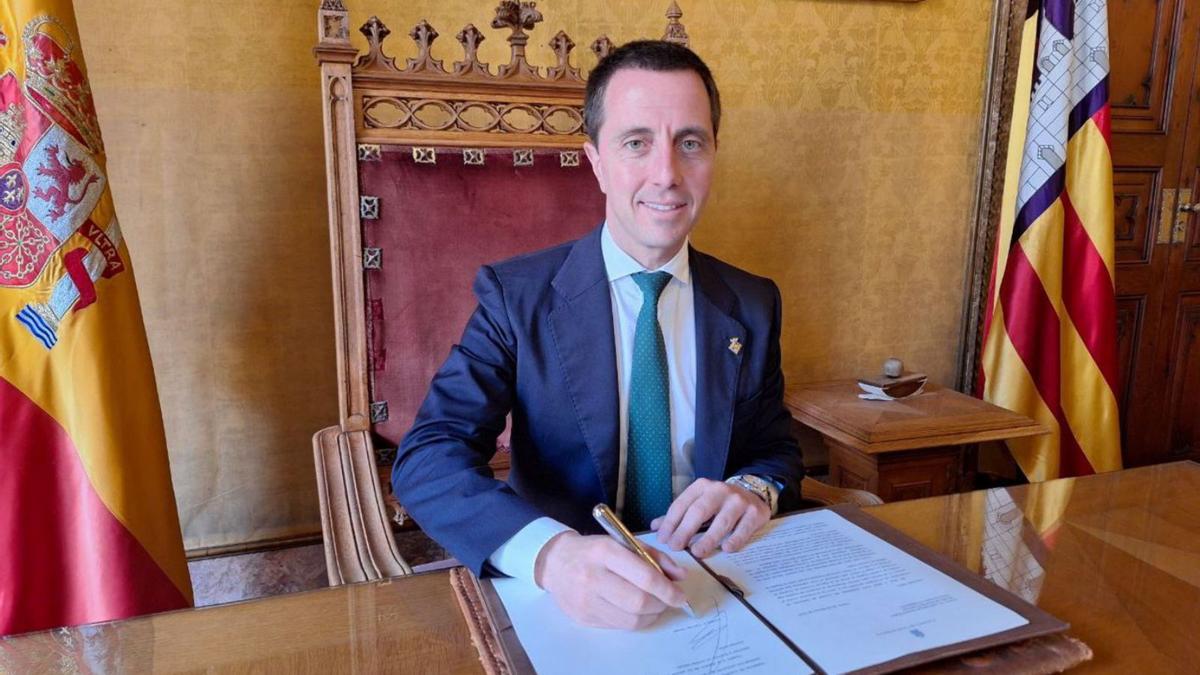 El presidente del Consell de Mallorca, Llorenç Galmés.
