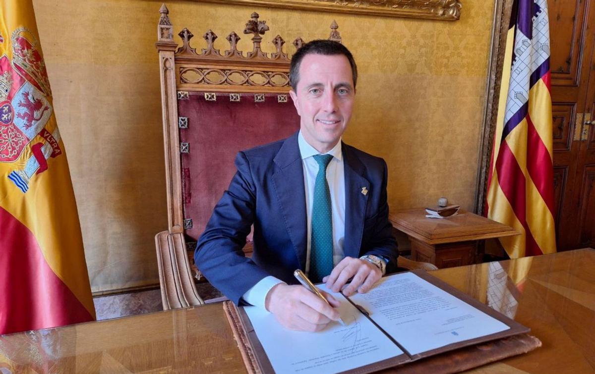 El presidente del Consell de Mallorca, Llorenç Galmés.