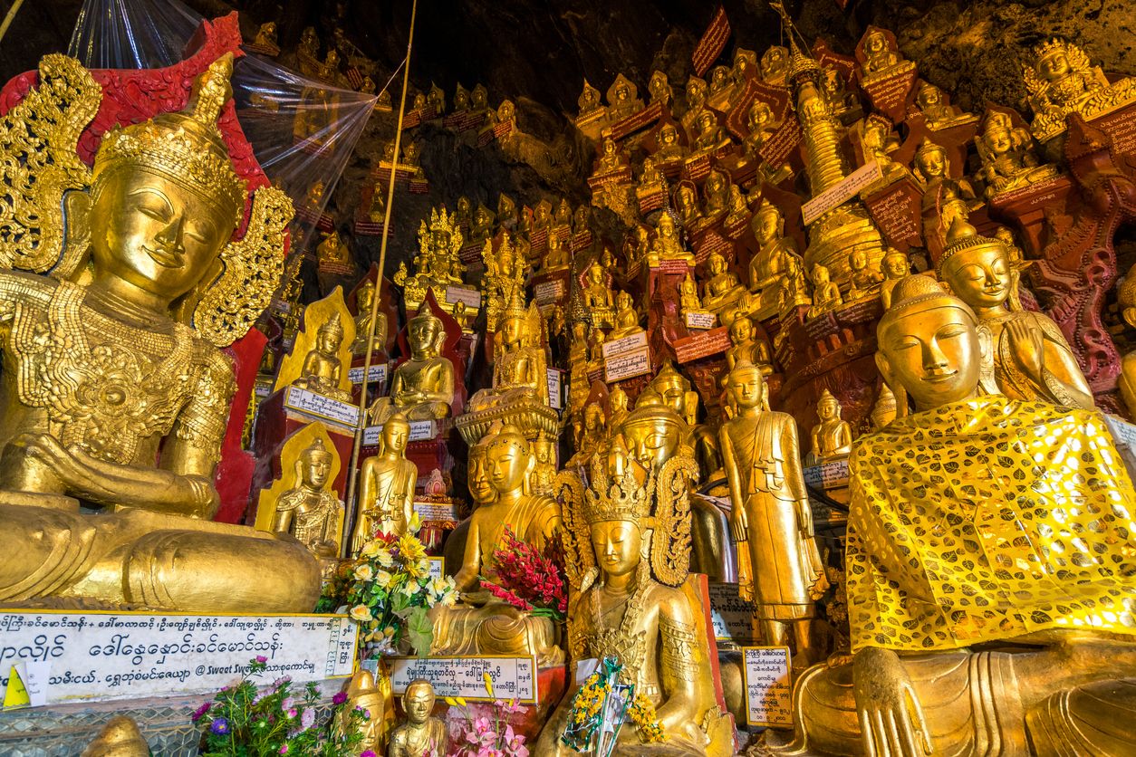 La próxima Expedición VIAJAR te llevará a Myanmar a descubrir las Cuevas de Pindaya.