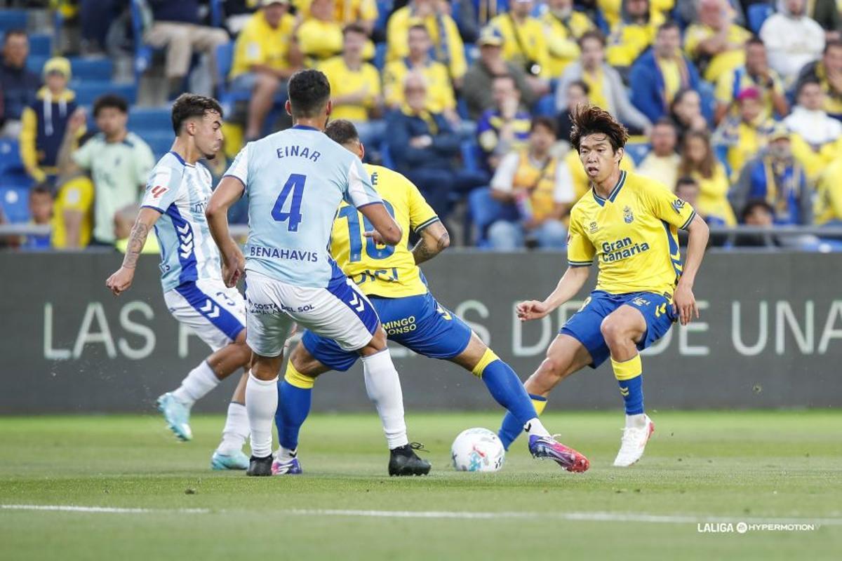 Ida de la semifinal del playoff: UD Las Palmas vs Málaga CF, en imágenes